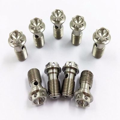 GR2 GR5 GR7 GR12 Hexagon Flange Titanium Bolts DIN6921 SIZE M2 - M36