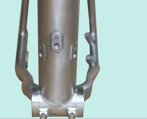 Titanium Alloy Bike Frame For Mountain Bike Internal Wiring Internal Brake Shock Absorption