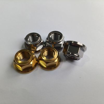 Titanium gr7 nut Titanium palladium alloy nut for bike and motorcycle