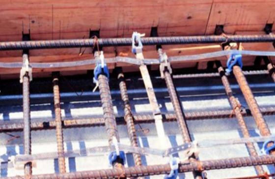 MMO cathodic protection anode for concrete bridge