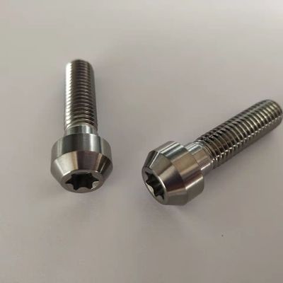 Titanium Hex Flange Taper Cap Bolts Racing Tuning For Automobile Motorcycle